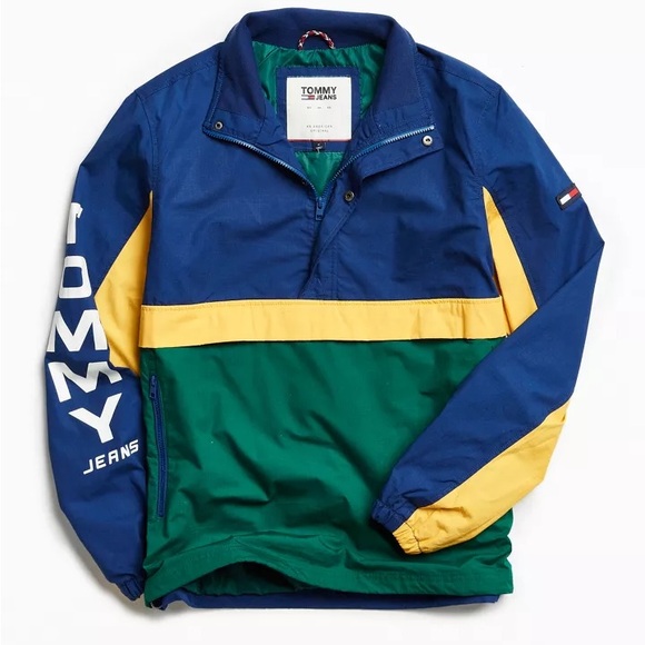 Tommy Jeans Retro Block Anorak Jacket size medium - Picture 8 of 8